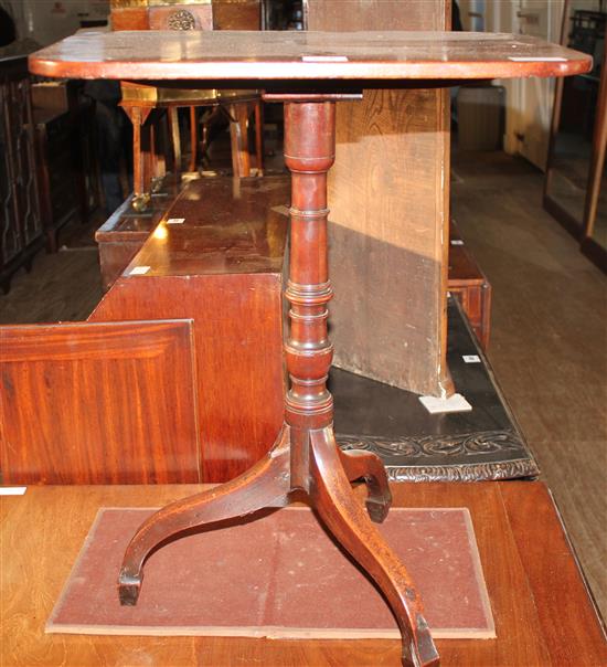 Regency mahogany tripod table